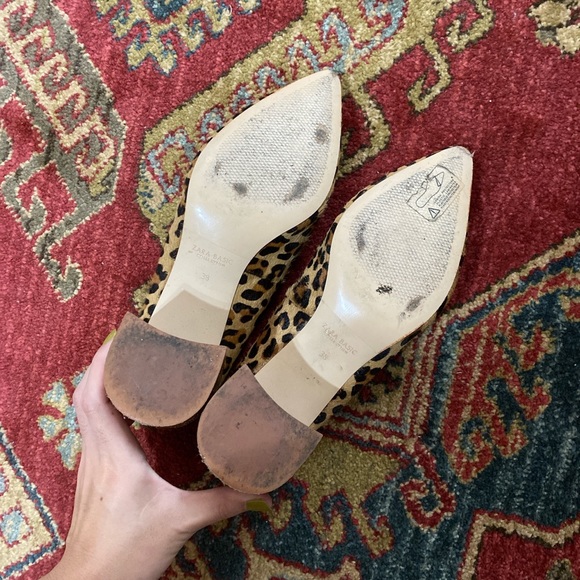 Zara leopard pointed toe heels - Picture 3 of 4